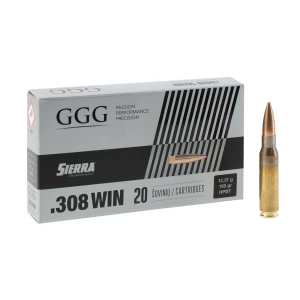 Amunicja .308 WIN GGG  HPBT 190GR  SIERRA