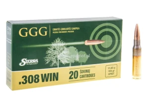 Amunicja .308 WIN GGG  SBT 180GR  SIERRA