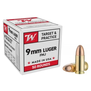 Amunicja 9x19    WINCHESTER FMJ 8.0g