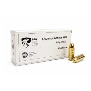 Amunicja 9x19    PFA FMJ 7.5g