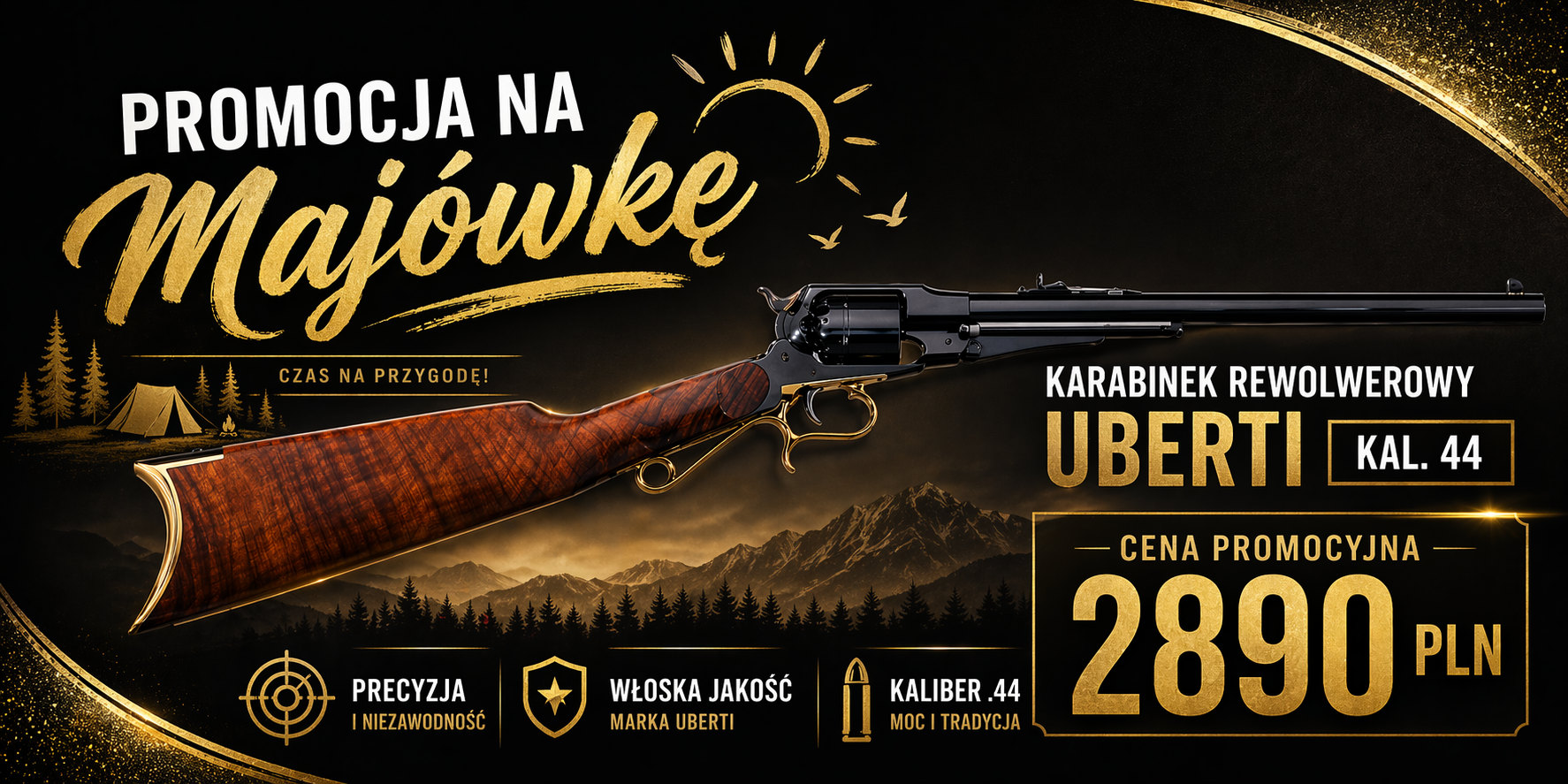 karabinek rewolwerowy majówka